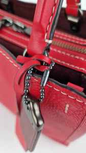Coach Rogue 25 in 1941 Red Pebbled Leather Bag - Coach 54536