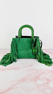Coach Rogue 25 with Fringe in Kelly Green - 1941 Bag - Coach 86826¨