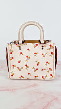 Load image into Gallery viewer, Coach 1941 Rogue 25 in Chalk White with Cherries Cherry Bag - Shoulder Bag Handbag in Smooth Leather - Coach 21636
