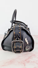 Load image into Gallery viewer, Coach 1941 Badlands Satchel Varsity Patch Bag 1 of 1 Customized Black Smooth Leather - Coach 56587
