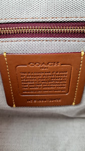 Coach 1941 Rogue 25 in Midnight Navy Blue with Border Rivets and Tea Rose Studs Shoulder Bag Handbag in Pebble Leather - Coach 30456