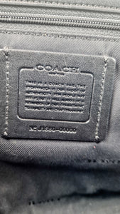 Coach Swagger 27 in Black Glovetanned Leather with Link Detail Handbag SAMPLE BAG