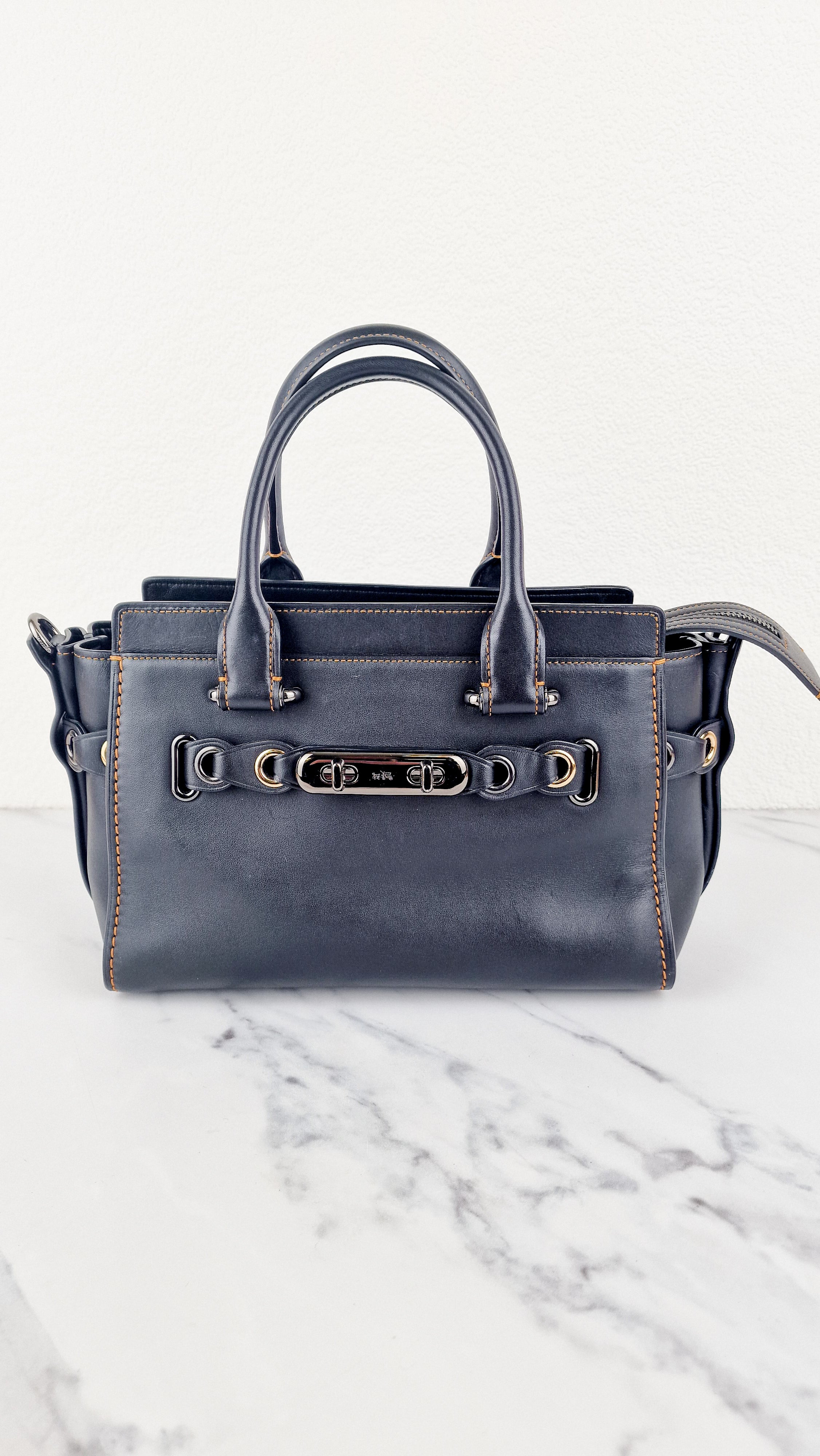 Coach swagger 27 navy new arrivals