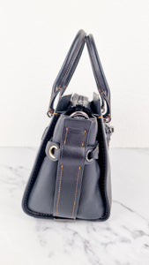 Coach Swagger 27 in Black Glovetanned Leather with Link Detail Handbag SAMPLE BAG