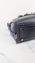 Load image into Gallery viewer, Coach Swagger 27 in Black Glovetanned Leather with Link Detail Handbag SAMPLE BAG
