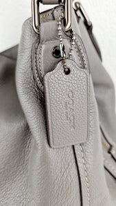 Coach Edie 31 Shoulder Bag in Grey Pebble Leather Handbag Coach 57125