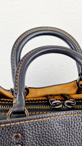 Coach 1941 Rogue 31 Bag in Black Pebble Leather Honey Suede Coach 38124