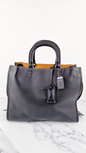 Load image into Gallery viewer, Coach 1941 Rogue 36 Bag in Black Pebble Leather with Honey Suede -  Coach 54556 - Classic Handbag
