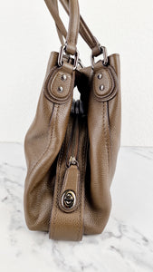 Coach Edie 31 Shoulder Bag in Brown Pebble Leather - Handbag Coach 57125