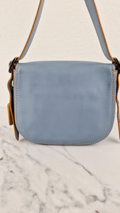 Coach 1941 Saddle 23 Bag in Cornflower Blue Smooth Leather - 75th Anniversary Limited Edition - Coach 37875