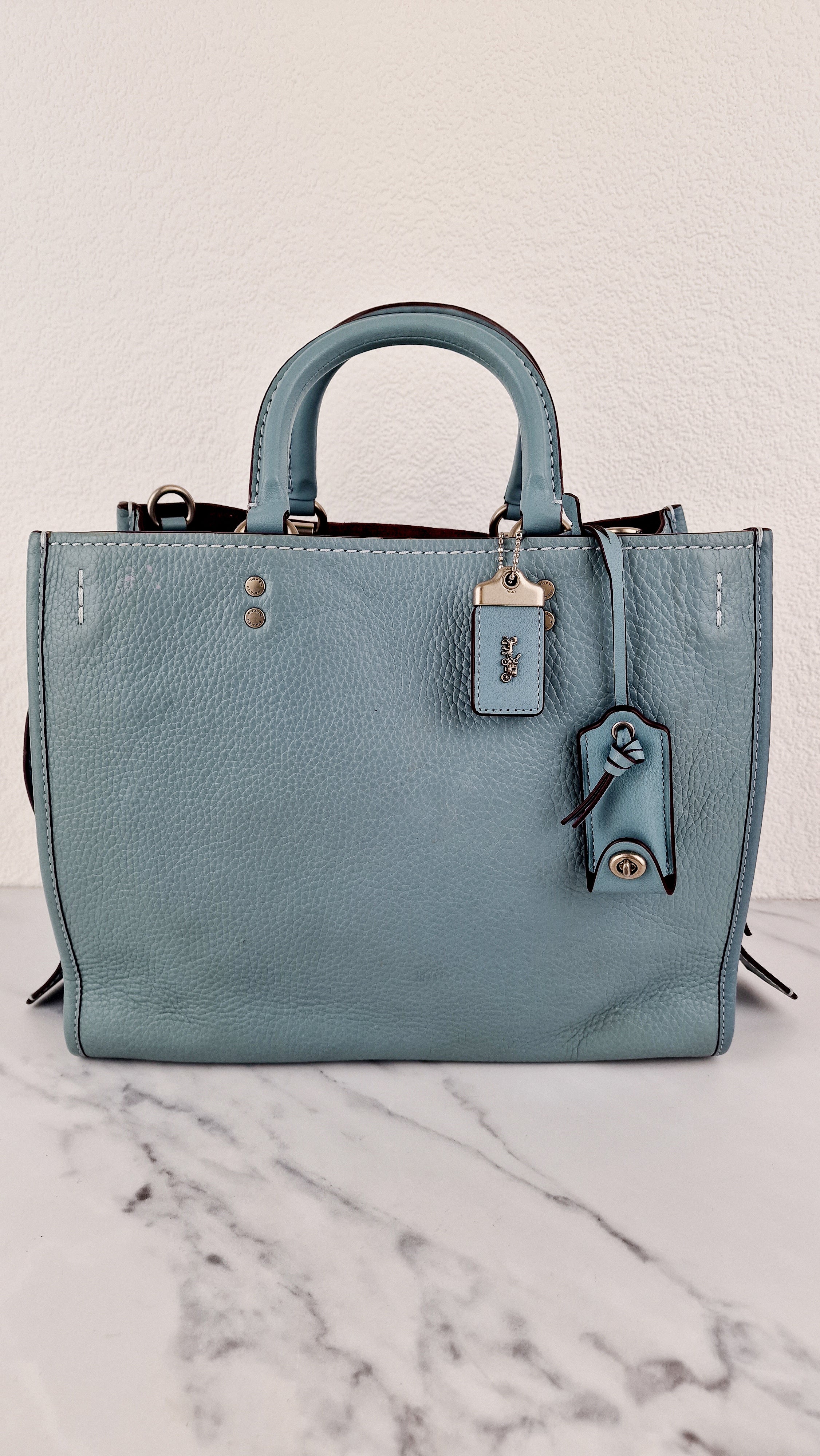 Coach 1941 Rogue 31 in Steel Blue Nickel Silver Hardware