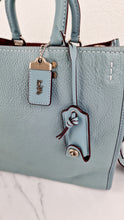 Load image into Gallery viewer, Coach 1941 Rogue 31 in Steel Blue Nickel Silver Hardware - Shoulder Bag Satchel - Coach 38124
