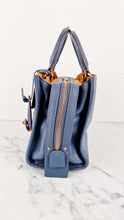 Load image into Gallery viewer, Coach 1941 Rogue 25 in Dark Denim Blue Shoulder Bag Handbag Navy Pebble Leather - Coach 54536

