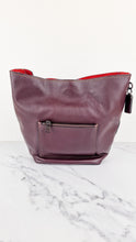 Load image into Gallery viewer, Coach 1941 Duffle Bag in Oxblood Brown Pebble Leather - Crossbody bag - Coach 58019
