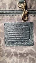 Load image into Gallery viewer, Coach Hadley XL Tote in Black Python Embossed Leather &amp; Suede - Coach F30963
