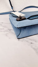 Load image into Gallery viewer, Coach 1941 Swagger Crossbody in Chambray Blue Suede &amp; Smooth Leather - Clutch Shoulder Bag- Coach 25833
