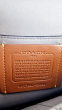 Load image into Gallery viewer, Coach 1941 Swagger Crossbody in Chambray Blue Suede &amp; Smooth Leather - Clutch Shoulder Bag- Coach 25833
