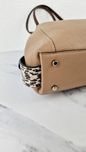 Load image into Gallery viewer, Coach Edie 31 in Stone Taupe with Snakeskin Colorblock Pebble Leather - Shoulder Bag Coach 57670

