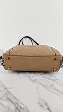 Load image into Gallery viewer, Coach Edie 31 in Stone Taupe with Snakeskin Colorblock Pebble Leather - Shoulder Bag Coach 57670
