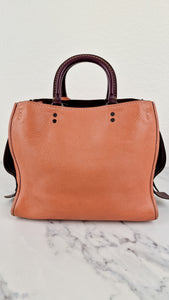 Coach 1941 Rogue 31 in Melon with Burgundy Colorblock Detail and Suede - Satchel Bag Coach 38124 