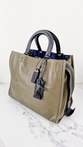 Coach Rogue 31 Olive Army Green With Black Details Handbag Colorblock Coach 38124