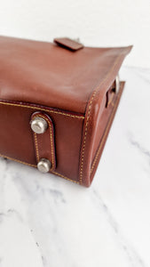 Coach 1941 Rogue Brief Briefcase in Saddle Brown Natural Glovetanned Leather - Laptop Bag Handbag Office Bag Work Bag Unisex - Coach 11647