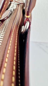 Coach 1941 Rogue Brief Briefcase in Saddle Brown Natural Glovetanned Leather - Laptop Bag Handbag Office Bag Work Bag Unisex - Coach 11647