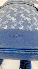 Load image into Gallery viewer, Coach Barrow Backpack With Horse And Carriage Print Blue Bag - Coach 91532

