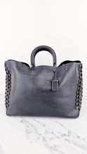 Load image into Gallery viewer, Coach 1941 Rogue Tote Bag With Links in Black Smooth Leather - Handbag Shoulder Bag - Coach 86810
