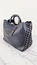 Load image into Gallery viewer, Coach 1941 Rogue Tote Bag With Links in Black Smooth Leather - Handbag Shoulder Bag - Coach 86810
