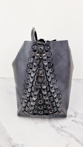 Coach 1941 Rogue Tote Bag With Links in Black Smooth Leather - Handbag Shoulder Bag - Coach 86810