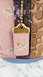 Coach Shuffle Sample Bag in Limited Edition - Patchwork Panelled Leather Pink & Brown