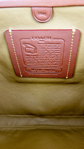 Coach Dinky 32 Tea Roses Blue & Red 1941 Black Leather Crossbody Shoulder Bag Coach 58435