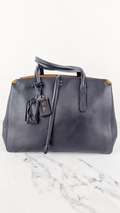 Coach 1941 Cooper Carryall in Black Smooth Leather - Handbag Shoulder Bag - Coach 22821