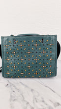 Load image into Gallery viewer, Coach 1941 Rogue 25 in Dark Turquoise With Prairie Rivets Pebble Leather Satchel - Coach 21590
