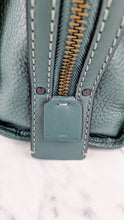 Load image into Gallery viewer, Coach 1941 Rogue 25 in Dark Turquoise With Prairie Rivets Pebble Leather Satchel - Coach 21590
