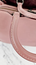 Load image into Gallery viewer, Coach 1941 Rogue 31 Dusty Rose Pink Mixed Leather Burgundy Suede - Satchel Handbag 23755
