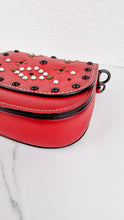Load image into Gallery viewer, Coach 1941 Saddle 17 With Western Rivets in Red Leather Crossbody Bag - Coach 56564
