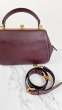 Load image into Gallery viewer, Coach 1941 Frame Bag with Kisslock in Oxblood Smooth Leather - Crossbody Handbag - Coach 68136

