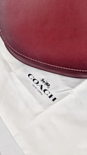 Load image into Gallery viewer, Coach 1941 Saddle 23 Bag in Burgundy Smooth Leather - Crossbody Shoulder Bag Red - Coach 55036

