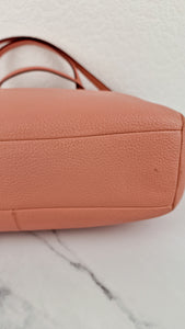 Coach Prairie Satchel in Peony Pink Pebble Leather - Zip Top Handbag - Coach 34340