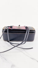 Load image into Gallery viewer, Coach 1941 Dinkier with Whipstitch Snake Trim in Black Smooth Leather With Pink Snakeskin - Crossbody Bag Clutch Mini Dinky - Coach 86819
