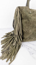 Load image into Gallery viewer, Coach 1941 Rogue 31 Fern Green Suede Fringe Handbag Shoulder Bag Satchel - Coach 86824
