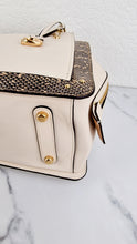 Load image into Gallery viewer, Coach Dreamer 36 in Chalk Leather with Snakeskin Trim - Handbag Crossbody Bag - Coach 31645
