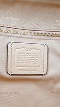 Load image into Gallery viewer, Coach Dreamer 36 in Chalk Leather with Snakeskin Trim - Handbag Crossbody Bag - Coach 31645
