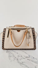 Load image into Gallery viewer, Coach Dreamer 36 in Chalk Leather with Snakeskin Trim - Handbag Crossbody Bag - Coach 31645Coach Dreamer 36 in Chalk Leather with Snakeskin Trim - Handbag Crossbody Bag - Coach 31645
