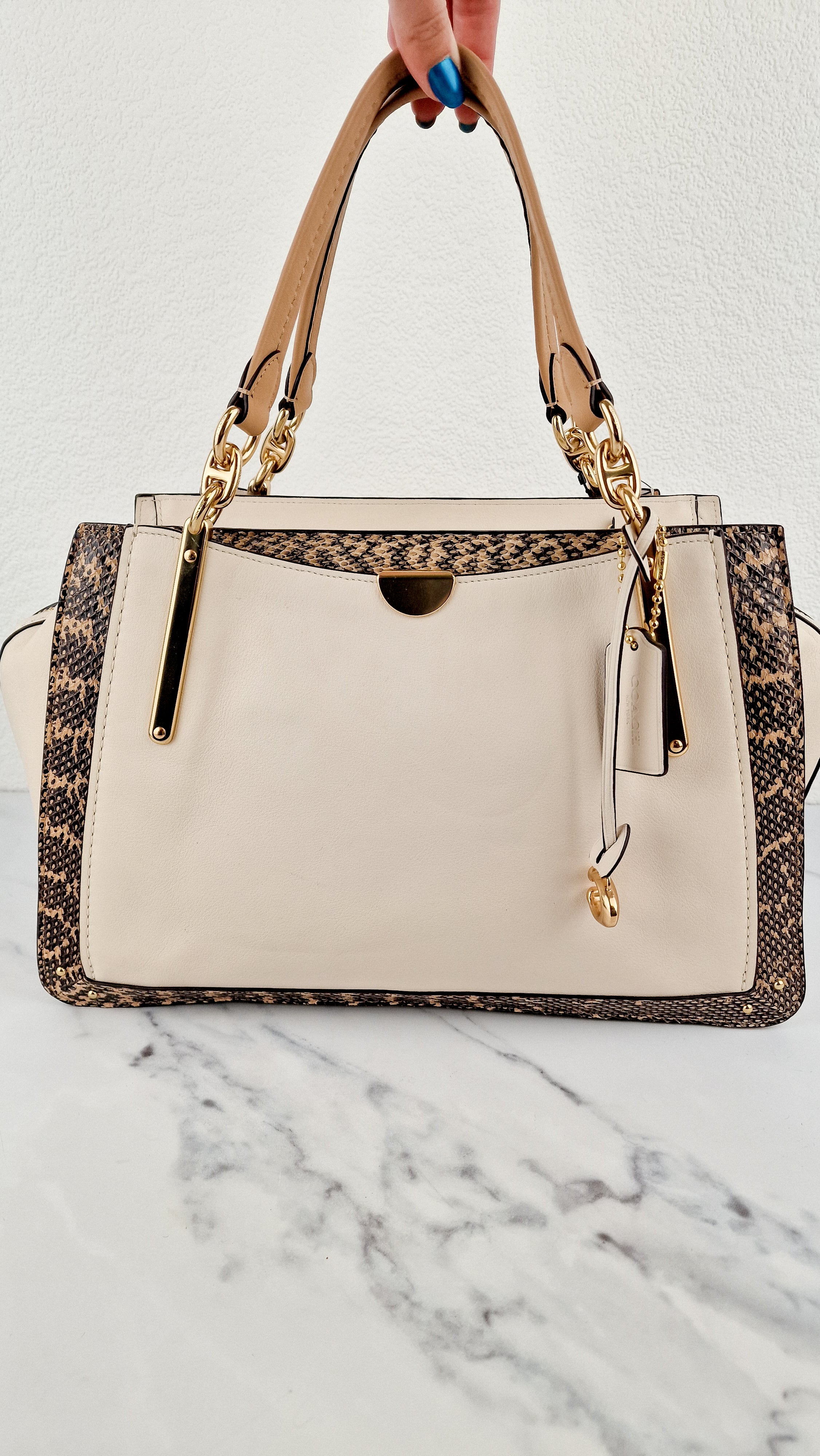 Coach ◆ 37130 Dreamer 36 in Colorblock Snakeskin Detail COACH® | Restored Dreamer 36 In Colorblock With Snakeskin Detail
