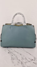 Load image into Gallery viewer, Coach Mason Carryall in Sage Pale Blue Green Smooth Leather &amp; Snakeskin - Coach 38717
