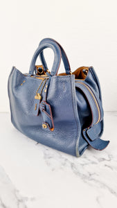 Coach 1941 Rogue 31 in Dark Denim Blue Shoulder Bag Satchel Handbag Coach 38124