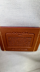 Coach 1941 Cooper Carryall Bag in Navy Blue Suede & Leather Lining - Crossbody Handbag Tote - Coach 22822